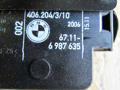 BMW Fuel Gas Filler Door Actuator and Cable 67116987635 E60 525i 530i 545i E63 645Ci 650i6
